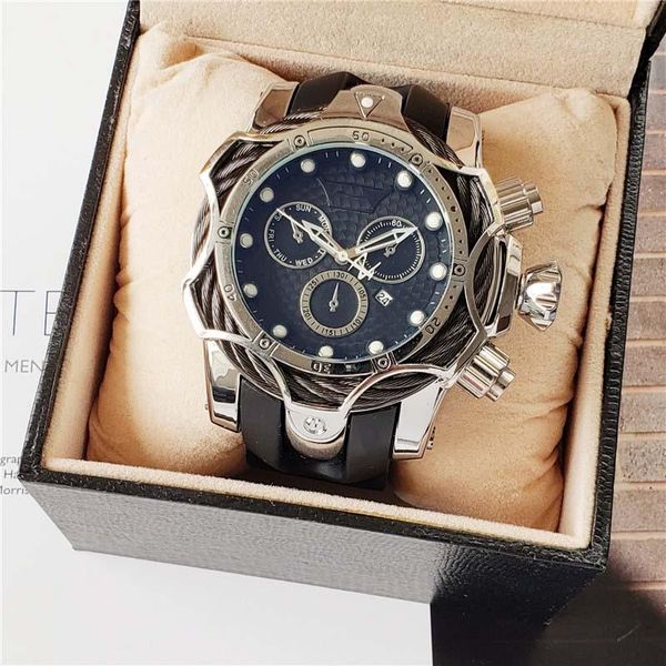 

большие мужские 50 мм черные резиновые часы бренд движение мужские дизайнерские часы мода кварцевые роскошные повседневные 60 минутная отмет, Slivery;brown