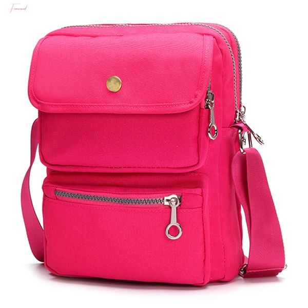 

nylon small crossbody bag female messenger bags casual style lady flap satchel women handbag bolsa purse girls cellphone pockets