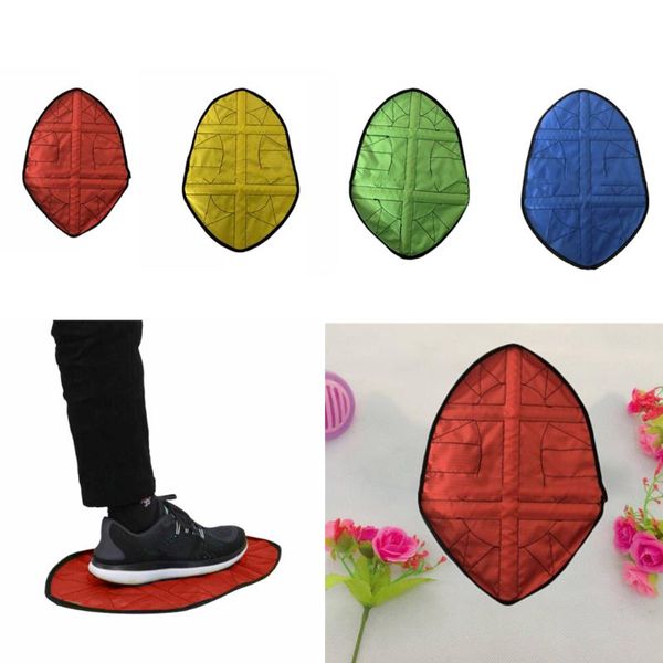 

1pair one step hand sock shoe covers durable portable automatic shoe covers 4 colors