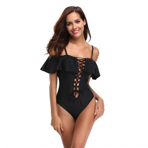

2019 one-piece thanos flounces 2019 bikini sling one-piece bikini swimsuit sling thanos flounces swimsuit, White;black
