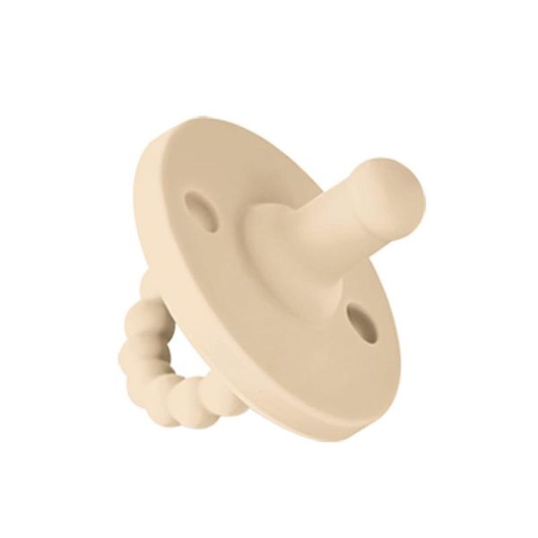 

dummy baby pacifier teething toys grade silicone funny soother bite resistant flexible appease sleep retractable nipple