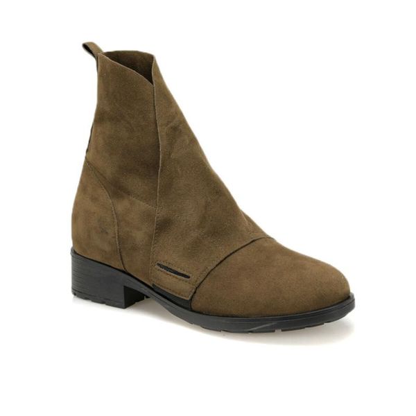 

flo plano56z suede khaki women 's boots butigo, Black