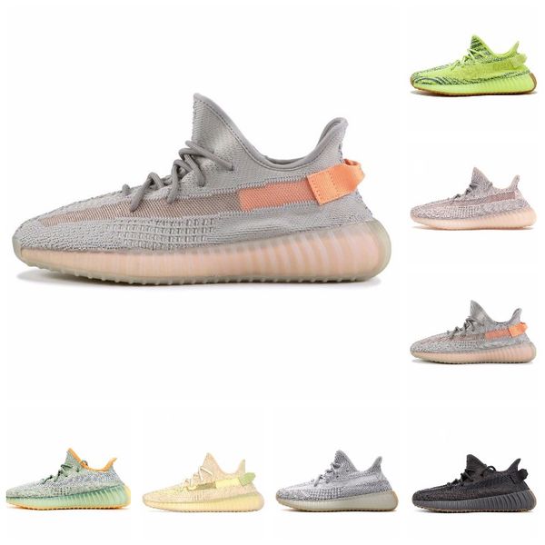 

kanye west static running shoes new israfil cinder desert sage earth tail light zebra womens mens trainers sneakers size 13 luxky j#006595