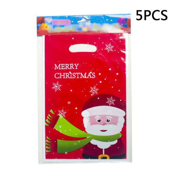 

christmas candy gift bag christmas decorative pvc disposable tote bag 50 pieces