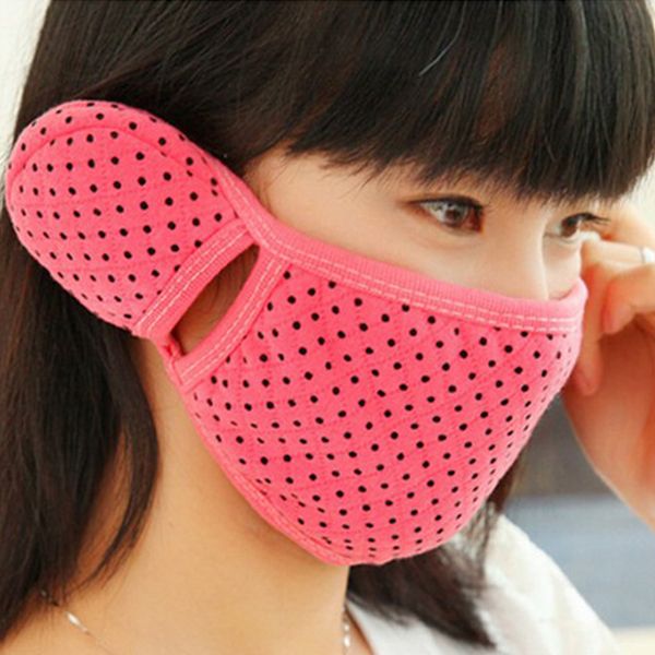 

fashion 2 in 1 cotton mask with earmuffs dual protector anti-dus mouth mask thick windproof mouth-muffle, Blue;gray
