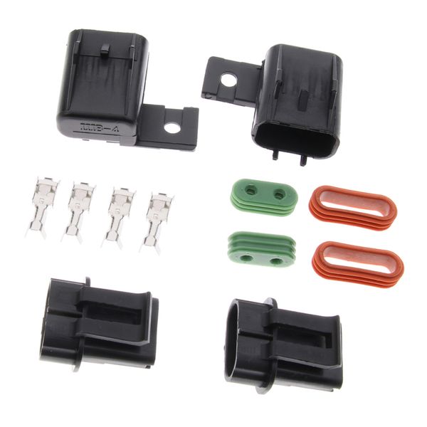 

2 sets car boat jh7018 middle ato atc blade fuse box block with terminals