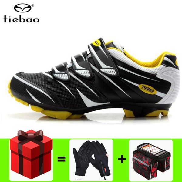 

tiebao professional cycling shoes ciclismo zapatillas de ciclismo mtb men sneakers women bicycle sapatilha mtb self-locking, Black