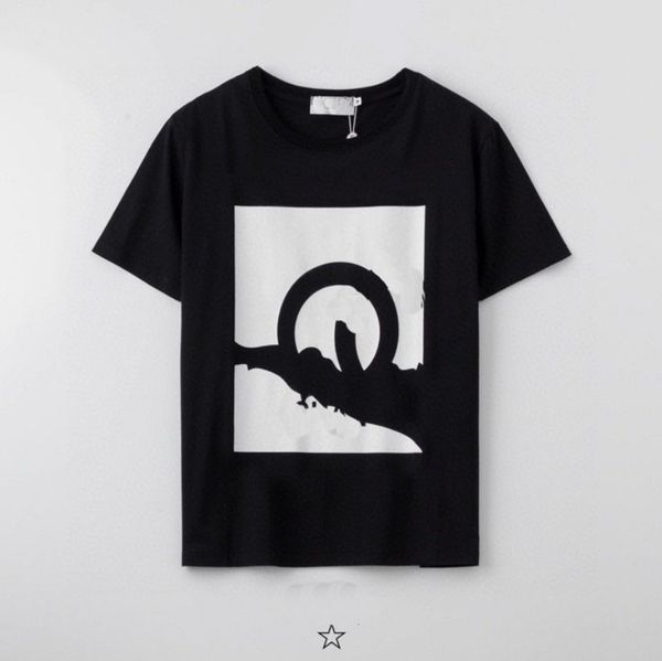 

designer women's short-sleeved summer burst fashion women's clothing with geometric print t-shirt wholesale size s-2xl-2, White