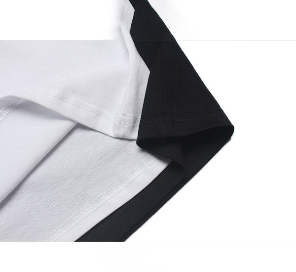 

20ss / с логотипом сердца италия ретро сыпучие дизайнер летних мужчин печати ctide письмо фуфайку продавая вышитый платформу нового светящий, White;black