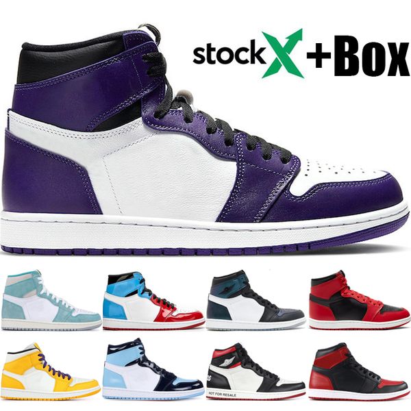 

men women basketball shoes court purple varsity red unc to chicago bloodline turbo green fearless obsidian bred mens trainer sports sneakers