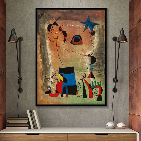 

joan miro abstract wall art painting-1 famous canvas painting living room home decoration large pictures 191002