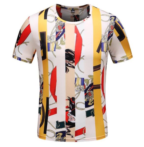 

2019 мода лето новый o tee хлопка с коротким рукавом дышащий женщины / мужчины личности печати рубашка meduse повседневный открытый streetwe, White;black