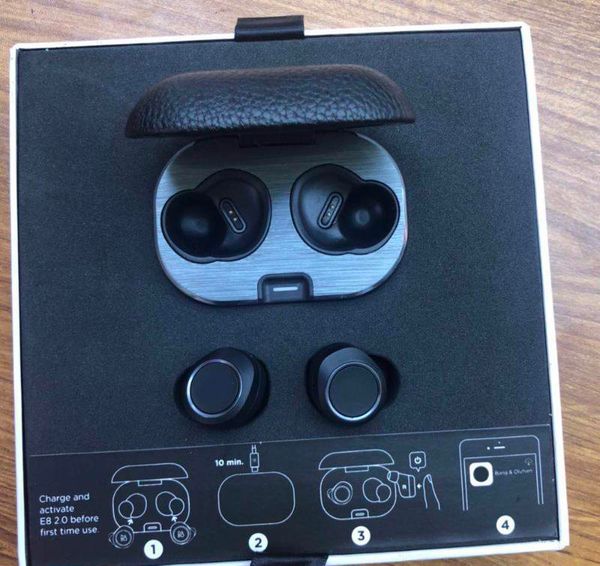 

new beo-play e8 2.0 in-ear wireless earphones headphones with mic headphones with retail package 1pcs