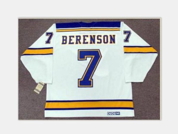 

custom men youth women vintage #7 red berenson st. louis blues ccm hockey jersey size s-5xl or custom any name or number, Black