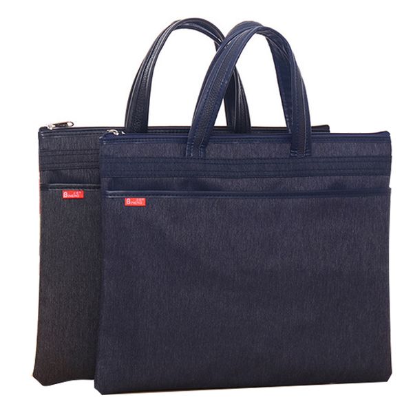 

large a4 business travel document bag waterproof canvas office briefcase handbag man travel files case bag totes
