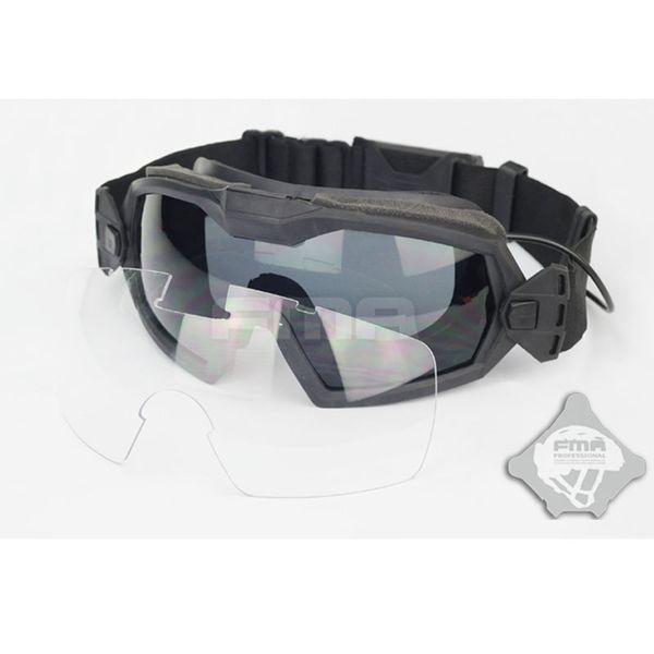 

fma paintball tactical double lens glasses updated version eyewear anti-fog motorcycle goggle tb1029