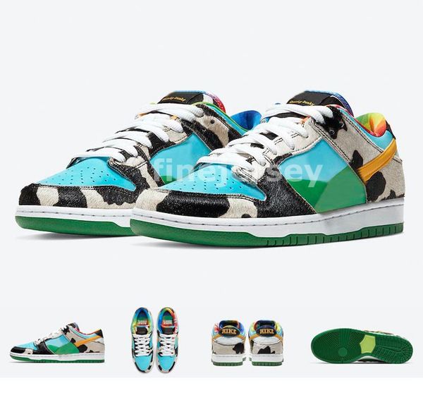

2020 new ben & jerrys x dunk sb low chunky dunky running shoes for men designer women sneakers white lagoon pulse-black-universit with box