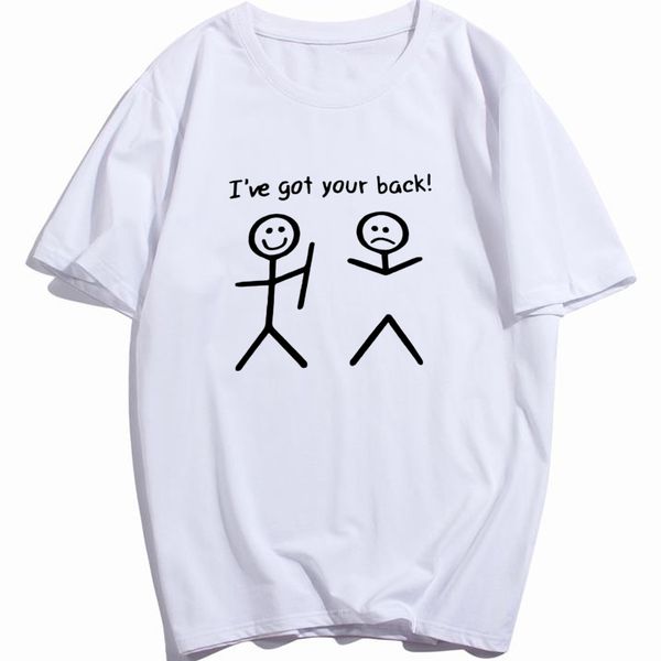

ive got your back printed t-shirt funny birthday gifts for friend husband wife couple lovers cotton t shirt tshirt clothes men's t-shir, White;black