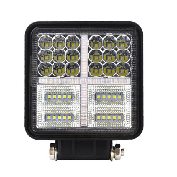 

177w square with yellow flashing off-road vehicle modified roof spotlight roof spotlight stable performance lighting lights