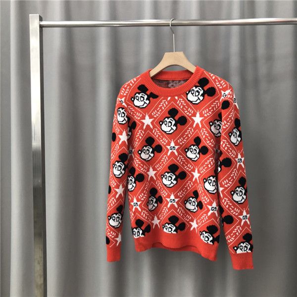 

19aw luxurious italy brand design hoodie long sleeve crewneck sweater sweatshirt fashion full mouse print pullover hoodie outdoor sweatshirt, Gray;blue