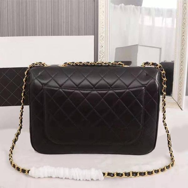

high-end ladies shoulder bag fashion handbag real leather ladies crossbody bag stitching flap square