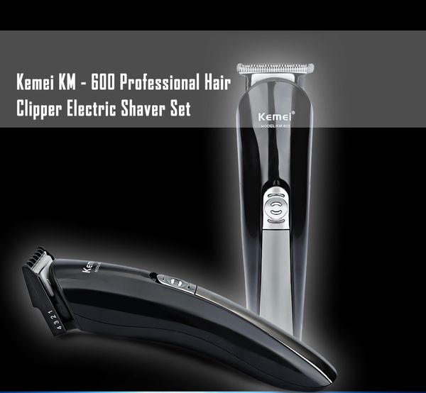 

kemei km-600 hair clipper professional trimmer 6in1 shaver sets electric men hair cutting machine shaver beard clipper trimmer