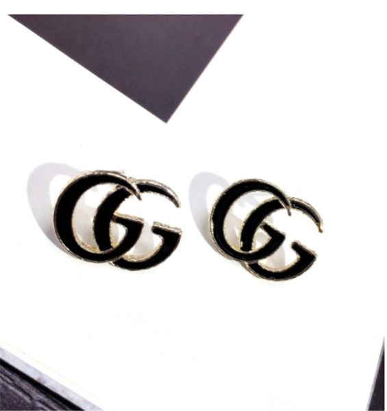 

fashion pearl brand designer retro letter earrings women stud earring girl jewelry necklace bracelet ring of gift, Silver