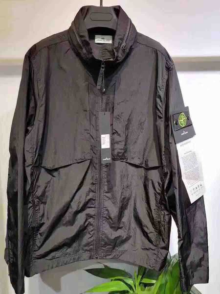 

stones islands tide brand jacket mens designer jacket luxury casual parka coat trend windbreaker fashion slim hoodie selling, Black;brown