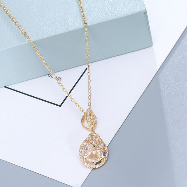 

popular 925 silver mosaic zircon water drop dangle pendant trendy fashion charm jewelry accessories amulet gifts for women her