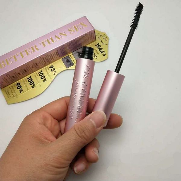 

1000pcs/lot dhl better than mascara makeup mind--blowing lashes thick fiber eyes mascara 8ml aluminum tube mascara