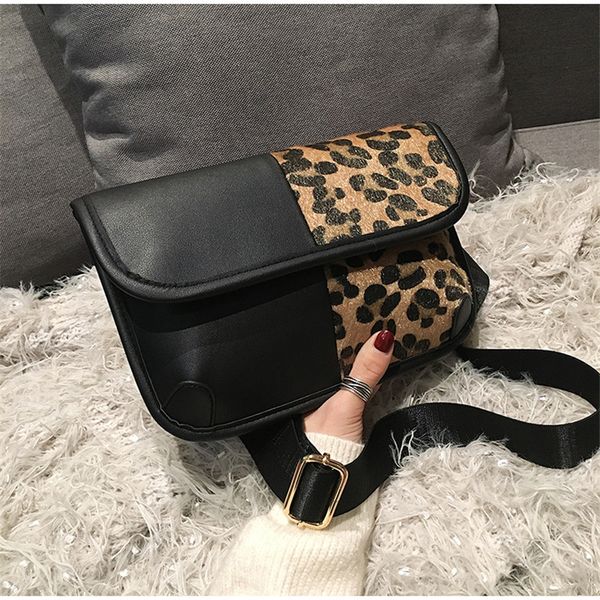 

лоскутное pattern кожа pu crossbody сумки для женщин 2020 leopard pattern плеча дамы путешествия талии сумка bolso muje