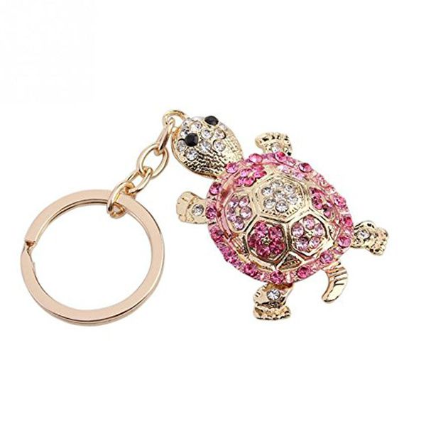 

новый кристалл rhinestone черепаха брелок шарм подвеска кошелек сумка брелок сеть подарков mv66, Silver