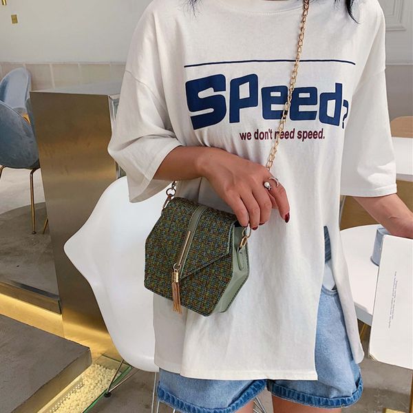 

women bags fashion retro weave leather tassel chain crossbody shoulder torebka damska sac a main femme de marque soldes