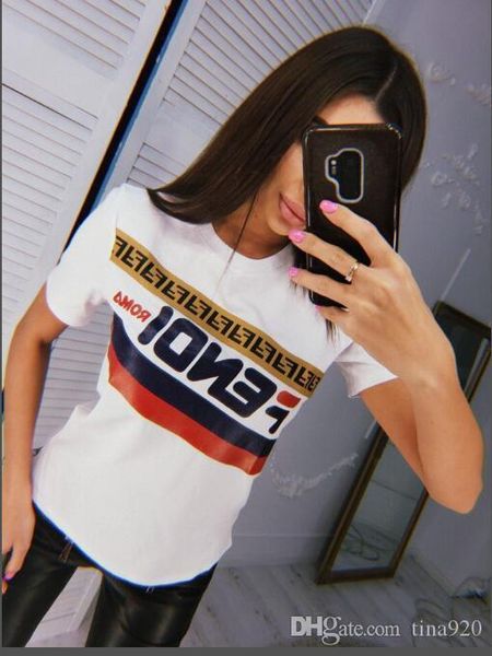 

sell womens designer t shirt women printed short sleevetee for summer men's women's tshirts casual shirts, White
