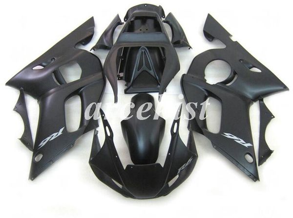 

4 gifts motorcycle new abs full fairings kits fit for yamaha yzf-r6 1998 1999 2000 2001 2002 r6 98 99 00 01 02 body set matte black