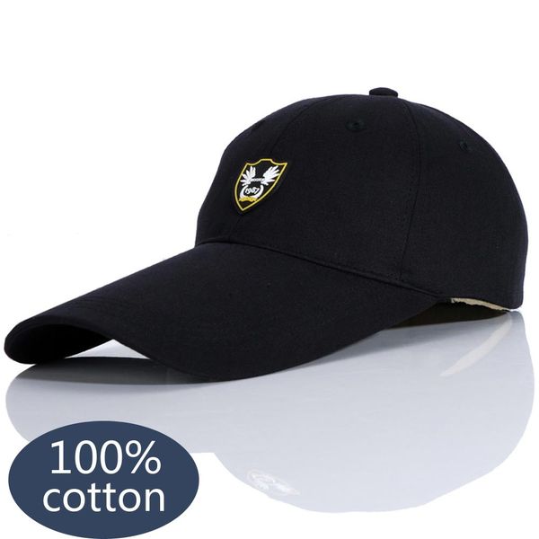 

men's and women's golf hats curved visors solid color wild outdoor sports shades snapback cap wild white black baseball cap, Black;white