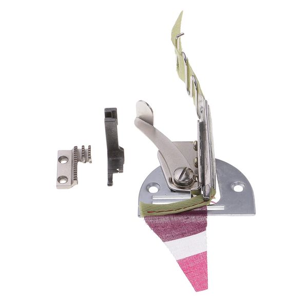 

double fold angle binder industrial sewing machine binding attachment folder, Black