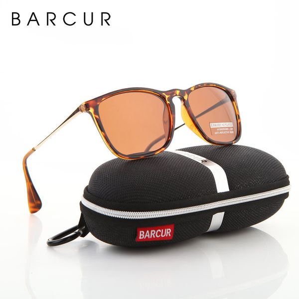 

barcur brand designer summer fashion sun glasses polarized coating mirror classic sunglasses male eyewear for men/women y200420, White;black
