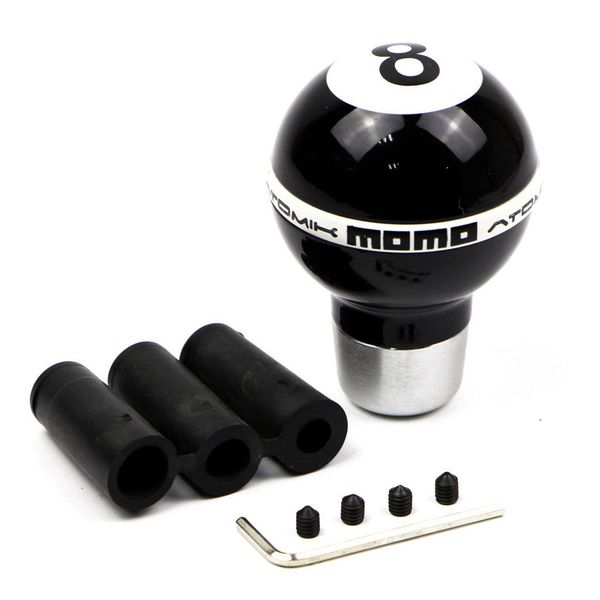 

car gear shift knob ball 8 billiard shape universal manual lever stick shifter