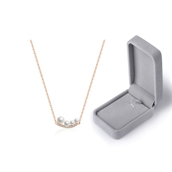 

s925 sterling silver necklace europe and the united states explosion models zircon necklace female pearl pendant