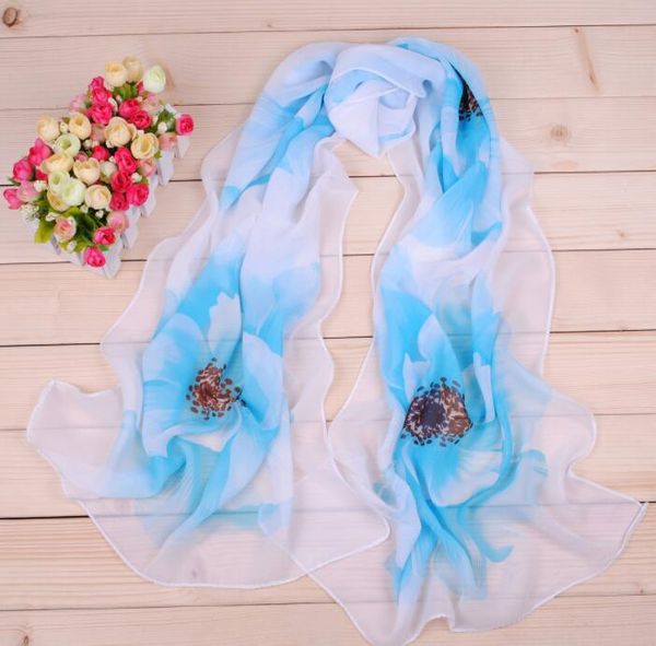 

New printed carf for ummer 2019 un creen lei ure ladie hawl fa hion carf