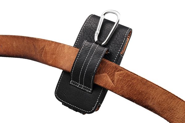 Universal Belt Clip Premium Leder -Beutel -Holster -Hülle für iPhone 11 xr xs max x 8 7 6s plus Samsung S10 S8 S9 Plus Note 8 9
