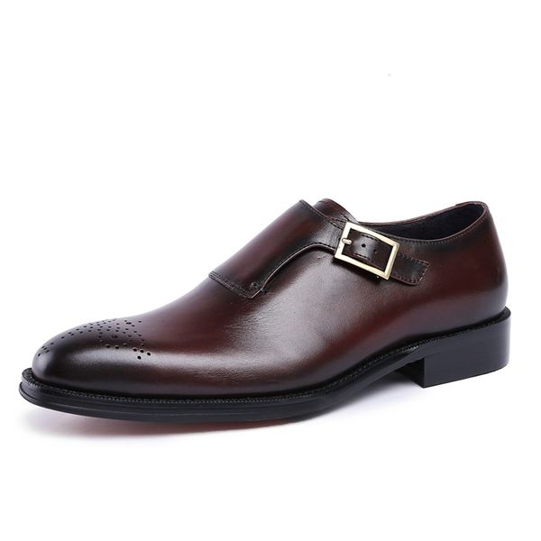 

italian style cow genuine leather formal loafers shoes men party business office elegant footwear for male big size js-a0013, Black