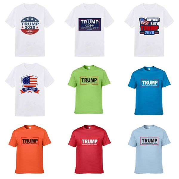 

мужские trump футболки 2020 весна лето новый бренд конструкторы короткие рукава мода печатные глаза tops casual верхней одежды 9 цветов t14, White;black