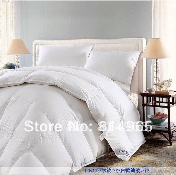 

queen 210x210cm or make any size 95% european duck down 350gsm quilt doona comforter - 6 blanket warm