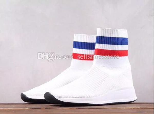 

new paris running shoes men women 17fw triple-s speed luxury dad thick heel stretch-knit casual boots trainer socks shoes with box sale