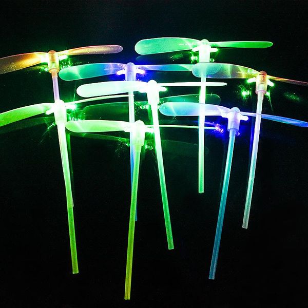 

huilong детского красочные luminous bamboo dragonfly миг полет сид fairy fairy 80 ностальгического нло игрушки