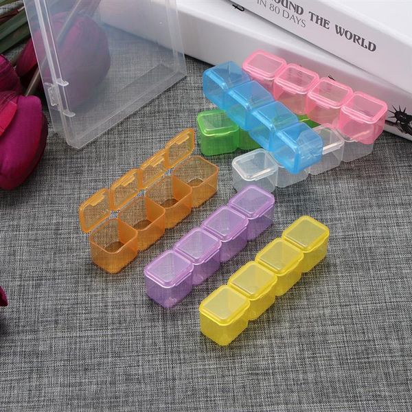 

28 grids colorful storage organizer for diamond drill jewelry pill nail false nail diamond painting accessory