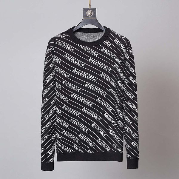 

2019ss autumn/winter sweater men's streetwear casual men's luxury pullover long sleeve o collar patchwork knit solid color slim me, White;black