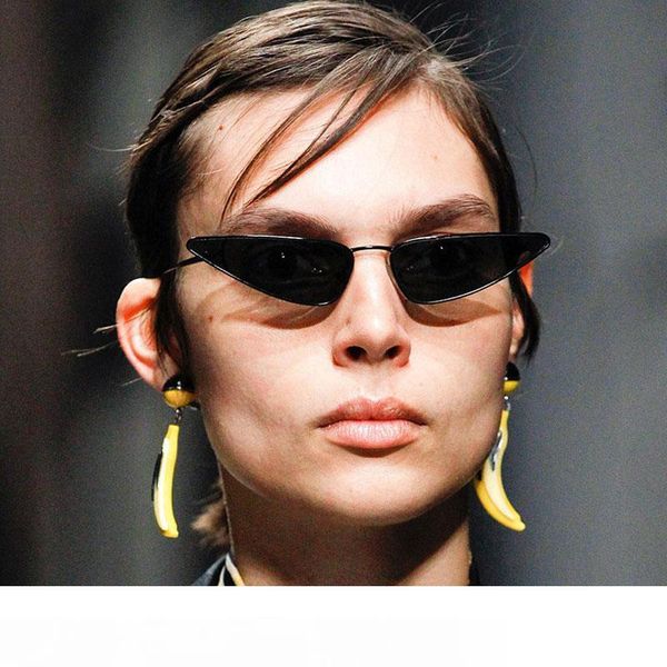 

el malus] маленький тонкий кошачий глаз старинные сексуальные дамы бренд дизайнер солнцезащитные очки мужчины женщины солнцезащитные очки м, White;black